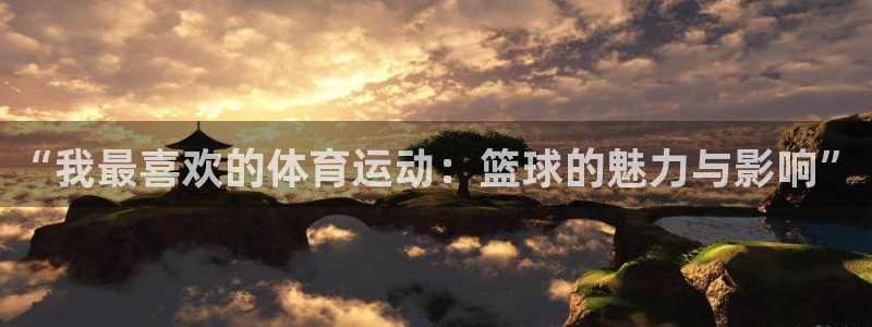 米兰体育官方正版app集团官网首页网址:“我最喜欢的体育运动